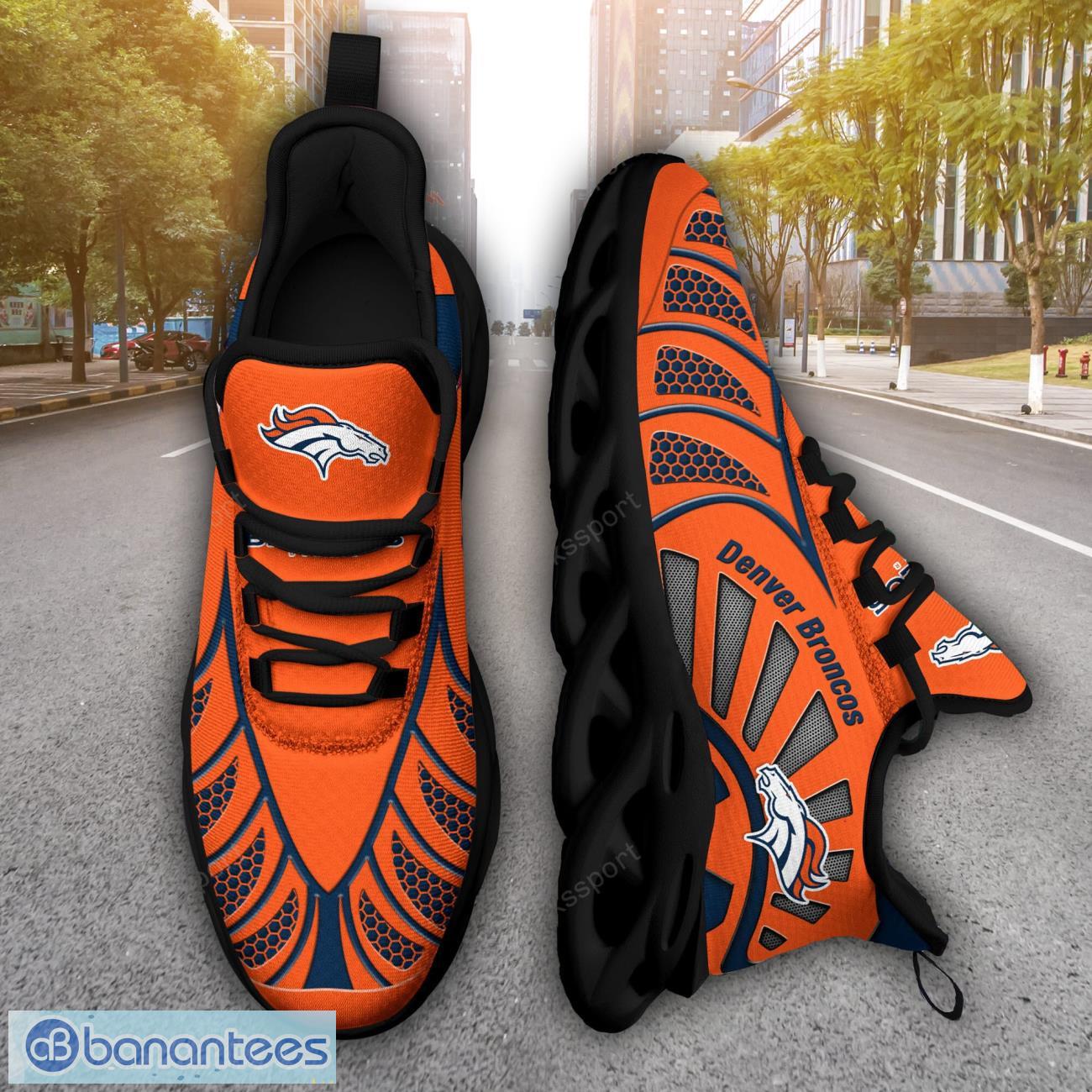 denver broncos nflnew designs black and white clunky shoes max soul shoes sport season gift image Denver Broncos NFLNew Designs Black And White Clunky Shoes Max Soul Shoes Sport Season Gift Product Photo 1