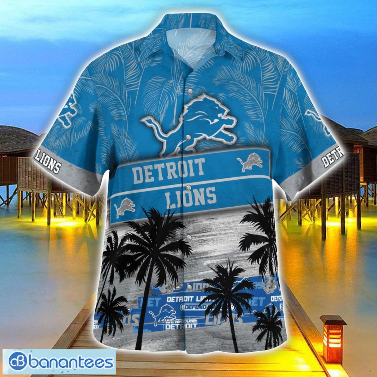 detroit lions logo team tropical coconut hawaii shirt for men and women 2 image Detroit Lions Logo Team Tropical Coconut Hawaii Shirt For Men And Women Product Photo 3