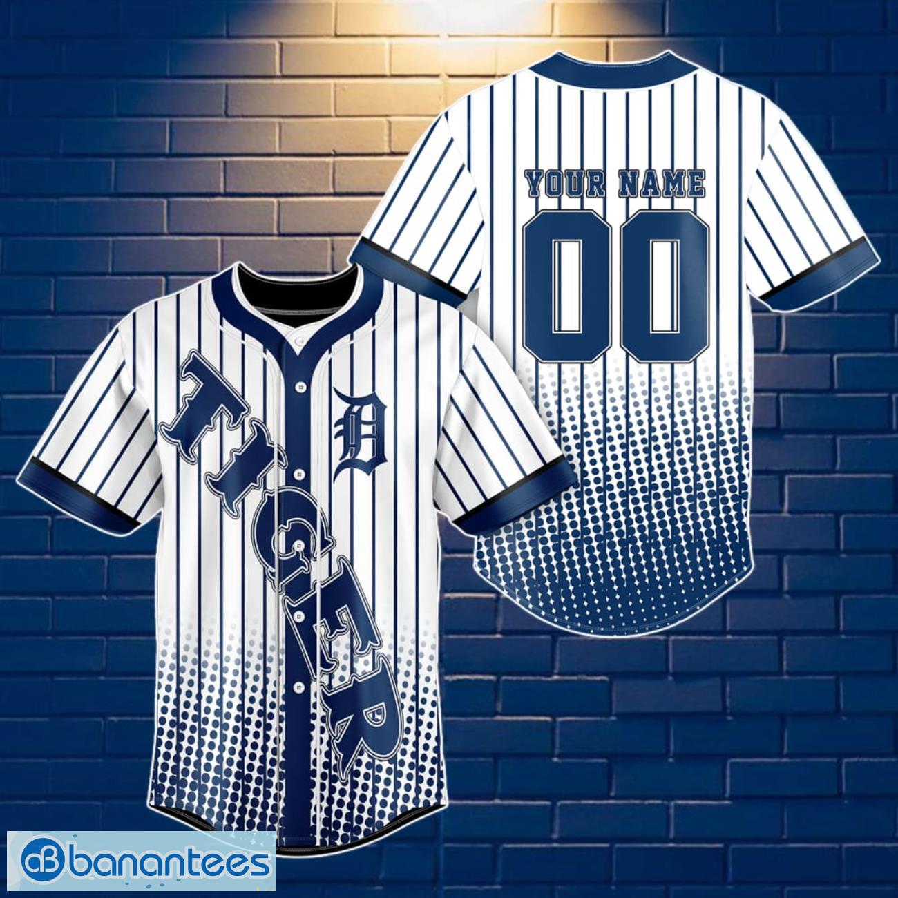 detroit tiger mlb baseball jersey exclusive editon custom number and name image Detroit Tiger MLB Baseball Jersey Exclusive Editon Custom Number And Name Product Photo 1