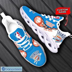 Personalized Name Oklahoma City Thunder Fireball Personalized Sneakers Max Soul Shoes Product Photo 3