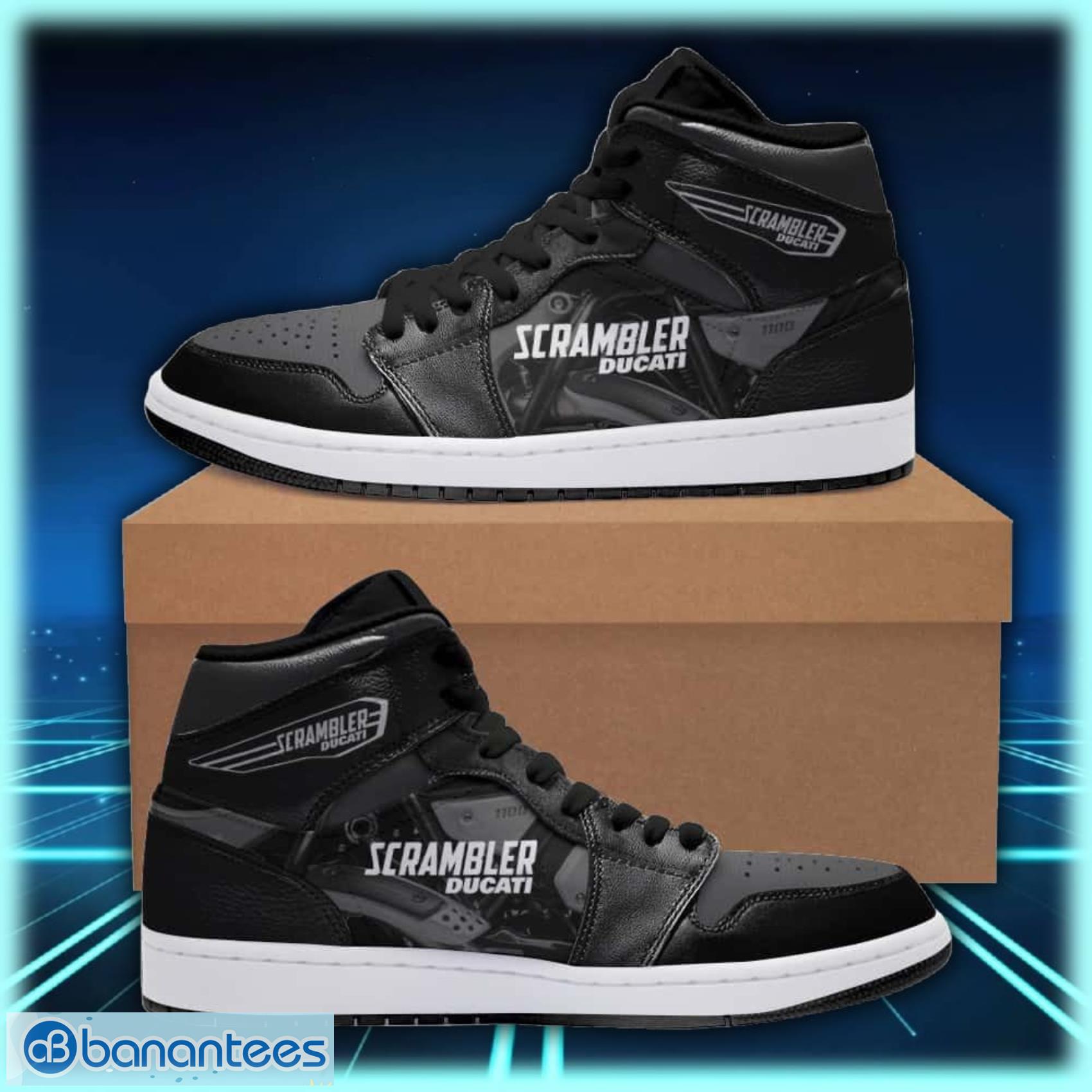 ducati scrambler 1100 jordan high top shoes for men and women image Ducati Scrambler 1100 Jordan High Top Shoes For Men And Women Product Photo 1
