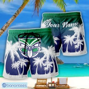 New Zealand Warriors NRL Beach Shorts Personalized Name Product Photo 1