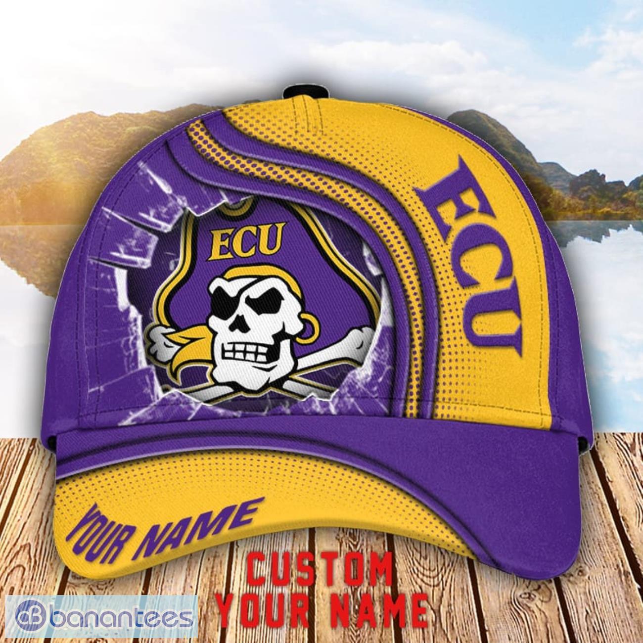 east carolina pirates 3d cap custom name for fans sport gift image East Carolina Pirates 3D Cap Custom Name For Fans Sport Gift Product Photo 1
