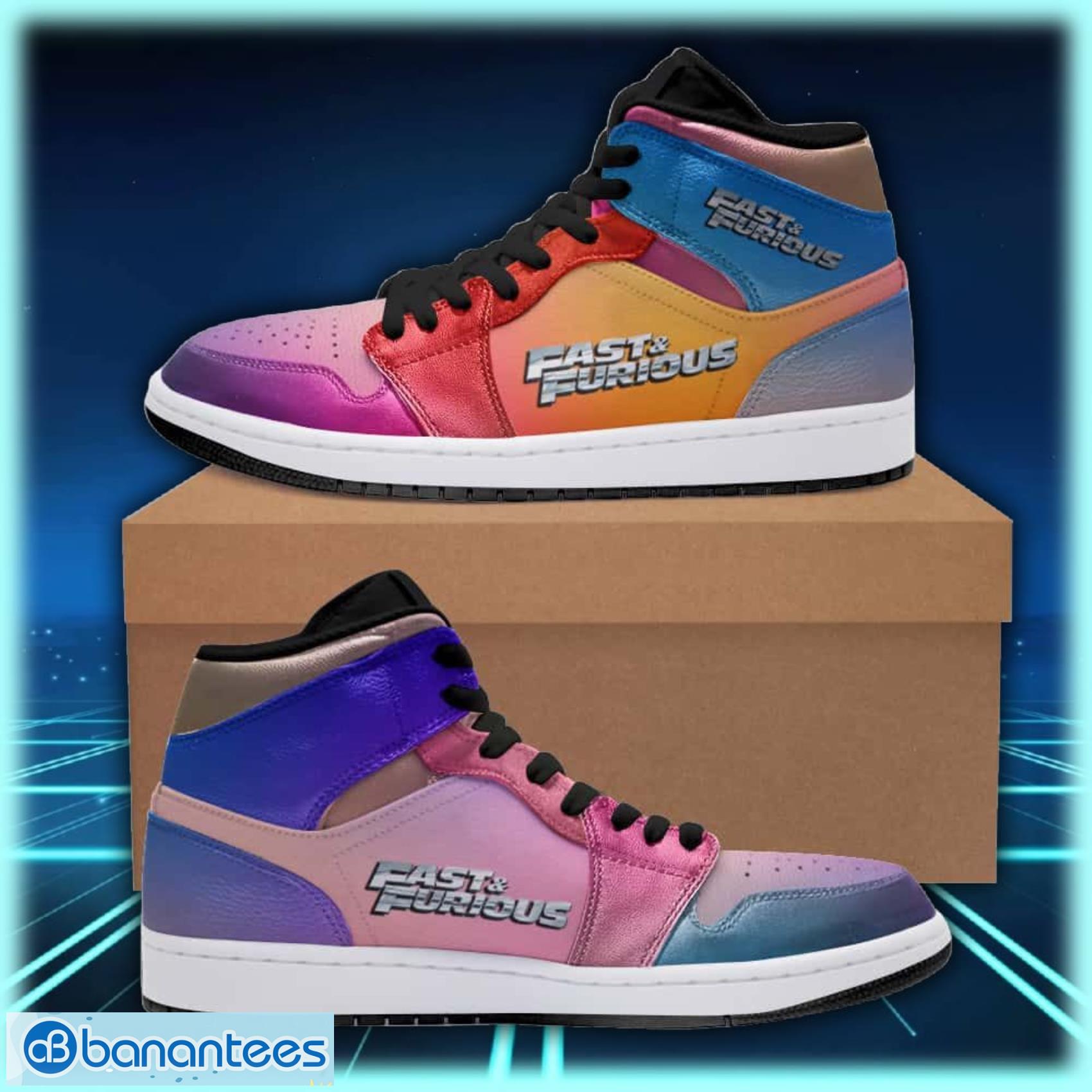 Fast And Furious 17 Jordan High Top Shoes For Men And Women Product Photo 1