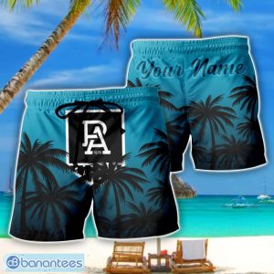 Port Adelaide Power AFL Coconut Pattern Tropical Beach Shorts For Mens Personalized Name Product Photo 1
