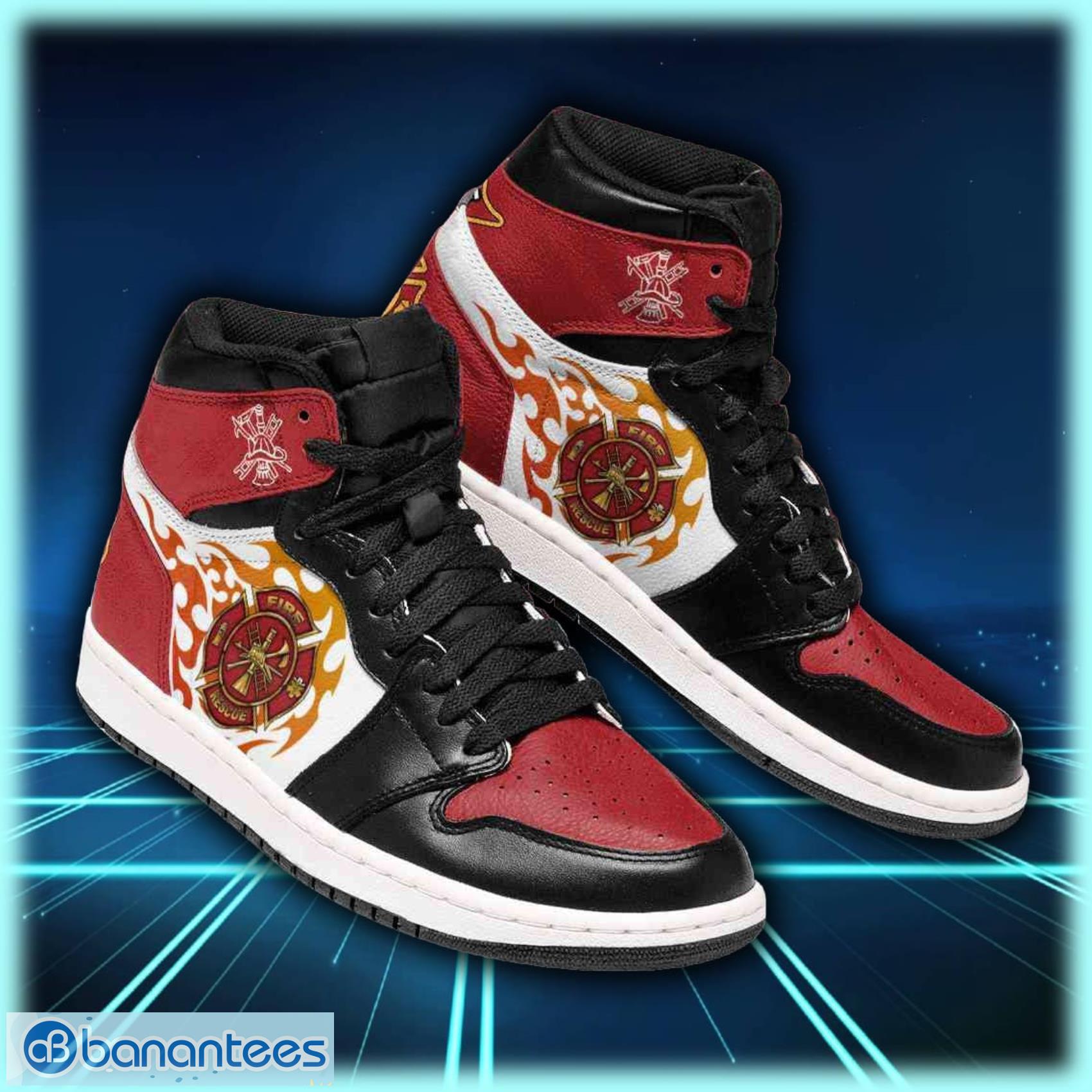 Fire Rescue Jordan High Top Shoes For Men And Women Product Photo 1