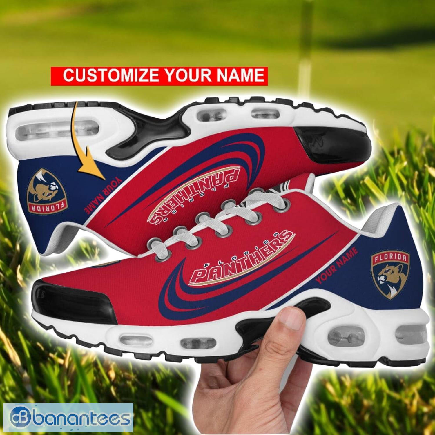 florida panthers air cushion sport shoes personalized name gift for men women image Florida Panthers Air Cushion Sport Shoes Personalized Name Gift For Men Women Product Photo 1