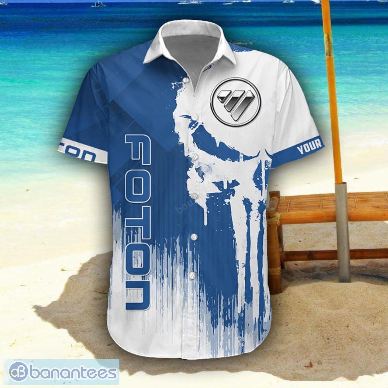 foton 3d printing hawaiian shirt summer beach shirt for fans custom name 1 image Foton 3D Printing Hawaiian Shirt Summer Beach Shirt For Fans Custom Name Product Photo 2