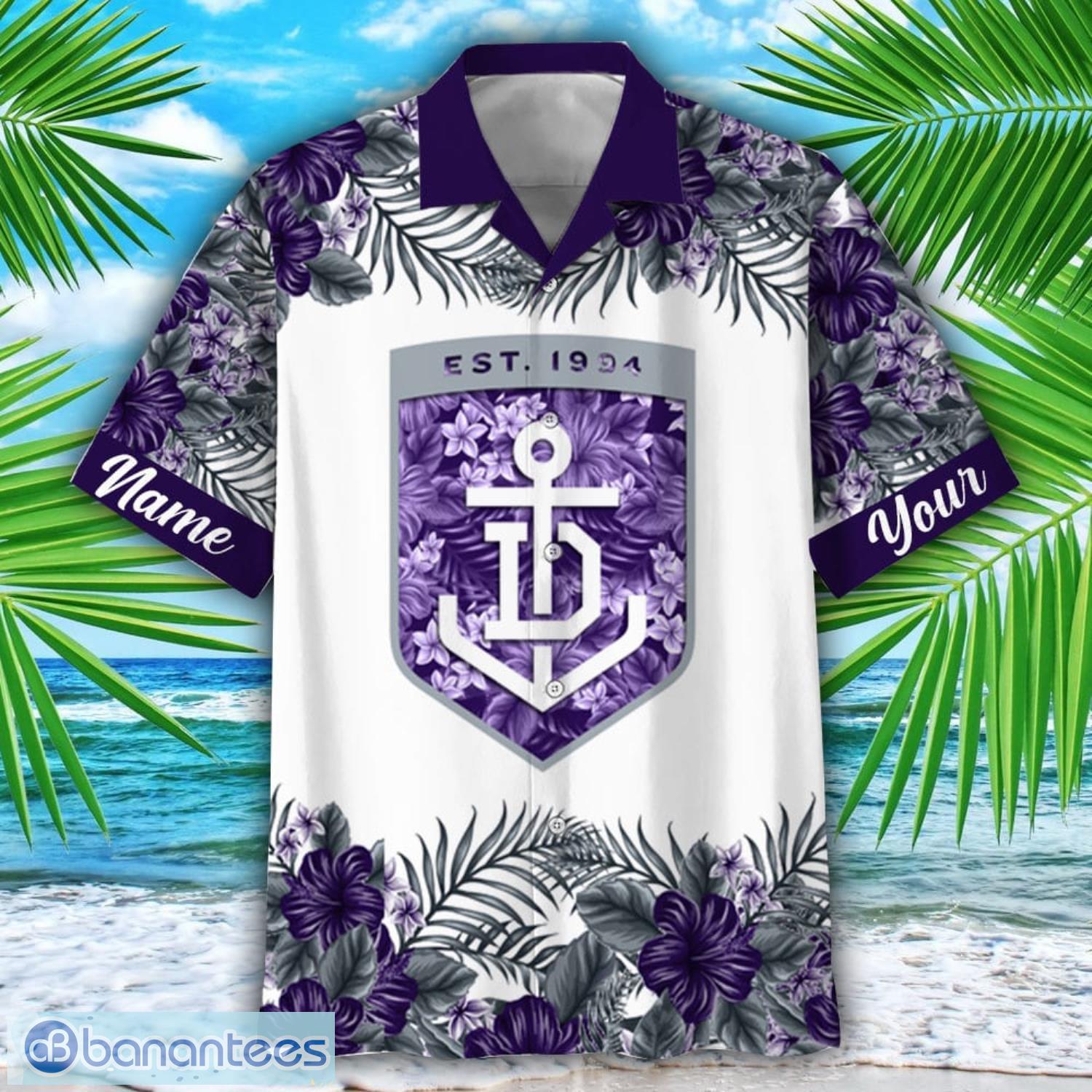 FREMANTLE DOCKERS HAWAIIAN HIBISCUS SHIRT