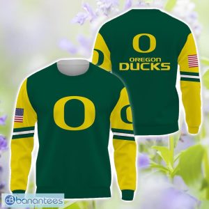 Oregon Ducks Logo Team 3D T-Shirt Sweatshirt Hoodie Zip Hoodie For Men Women Product Photo 2