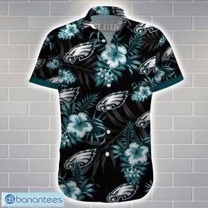 Philadelphia EaglesTeam Logo Tropical 3D Hawaiian Shirt Big Fans Gift Product Photo 2