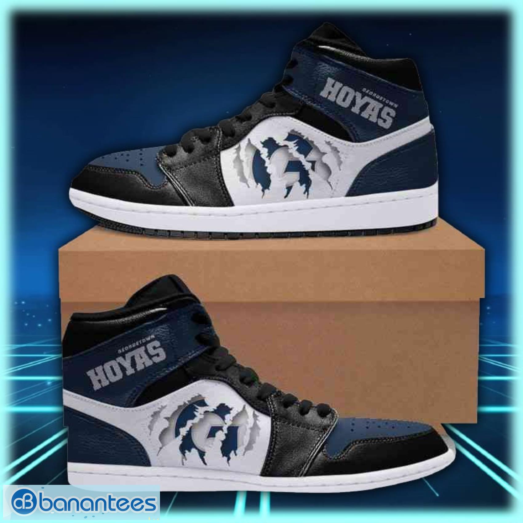 georgetown hoyas 02 jordan high top shoes for men and women image Georgetown Hoyas 02 Jordan High Top Shoes For Men And Women Product Photo 1