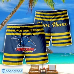 Adelaide Crows AFL Beach Shorts Custom Name Product Photo 1