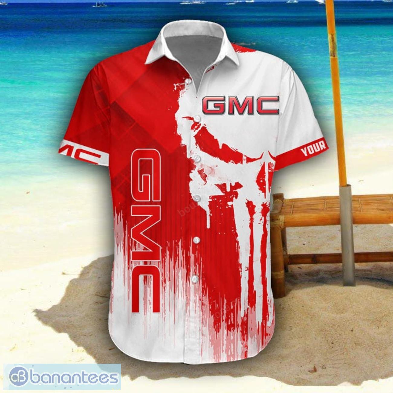 gmc 3d printing hawaiian shirt summer beach shirt for fans custom name 1 image GMC 3D Printing Hawaiian Shirt Summer Beach Shirt For Fans Custom Name Product Photo 2