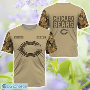 Chicago Bears Autumn season Hunting Gift 3D TShirt Sweatshirt Hoodie Zip Hoodie Custom Name For Fans Product Photo 3