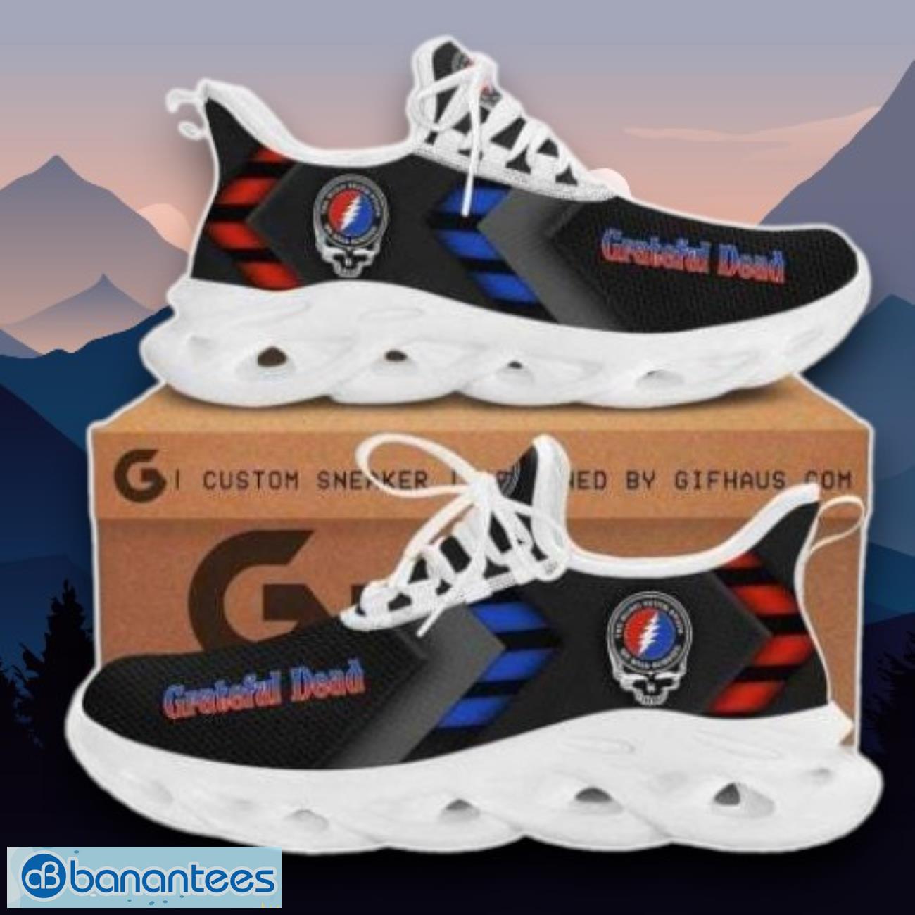 Grateful Dead Black Max Soul Shoes Dynamic Style Sneakers For Men Women Product Photo 1