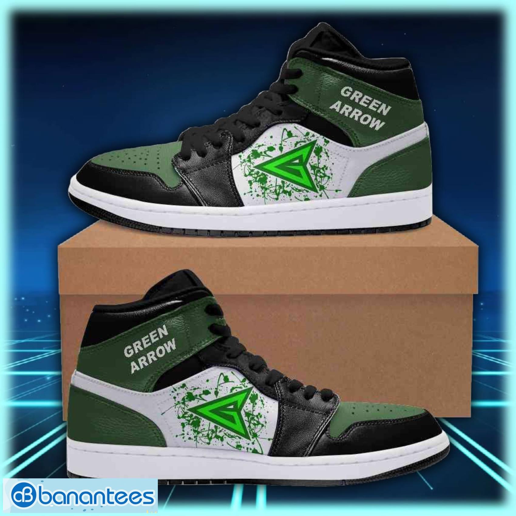 Green Arrow Dc Comics Jordan High Top Shoes For Men And Women Product Photo 1