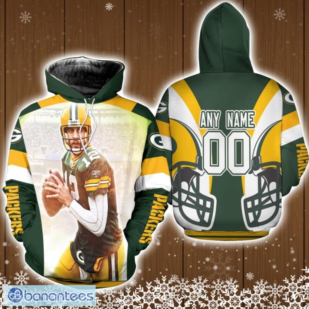 Green Bay Packers Aaron Rodgers 00 Any Name Green Jersey Style