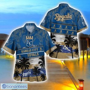 Kansas City Royals Logo Team Tropical Coconut Hawaii Shirt For Men And Women Product Photo 1