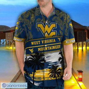 West Virginia Mountaineers Logo Team Tropical Coconut Hawaii Shirt For Men And Women Product Photo 4