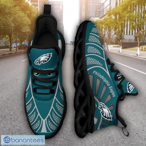 Philadelphia Eagles NFLNew Designs Black And White Clunky Shoes Max Soul Shoes Sport Season Gift Product Photo 1