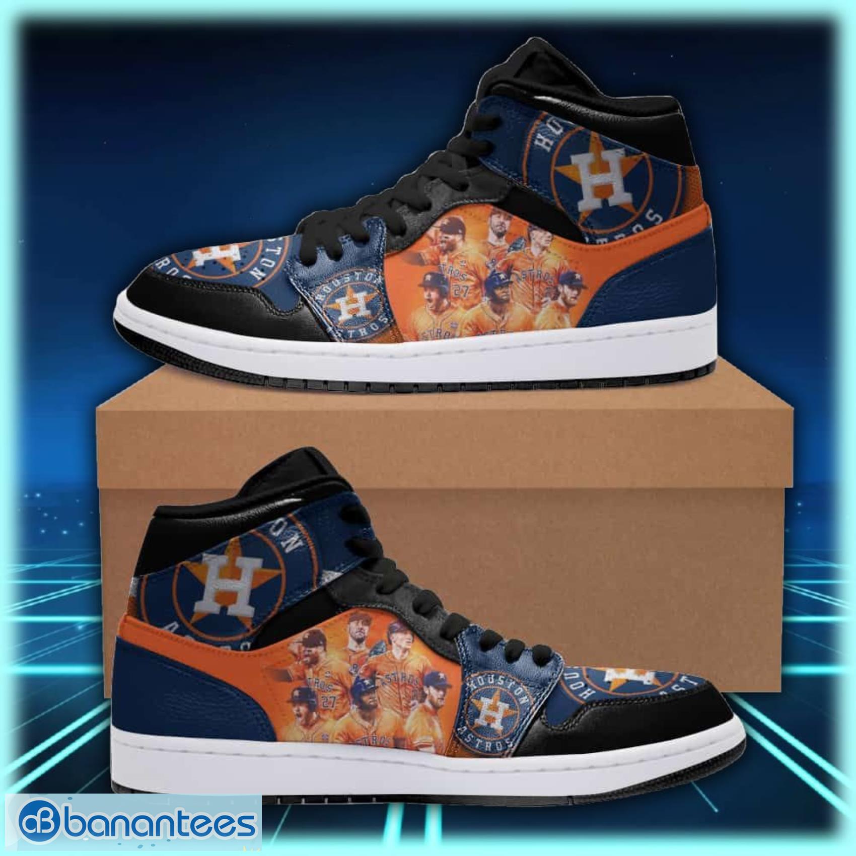 Houston Astros 03 Jordan High Top Shoes For Men And Women Product Photo 1