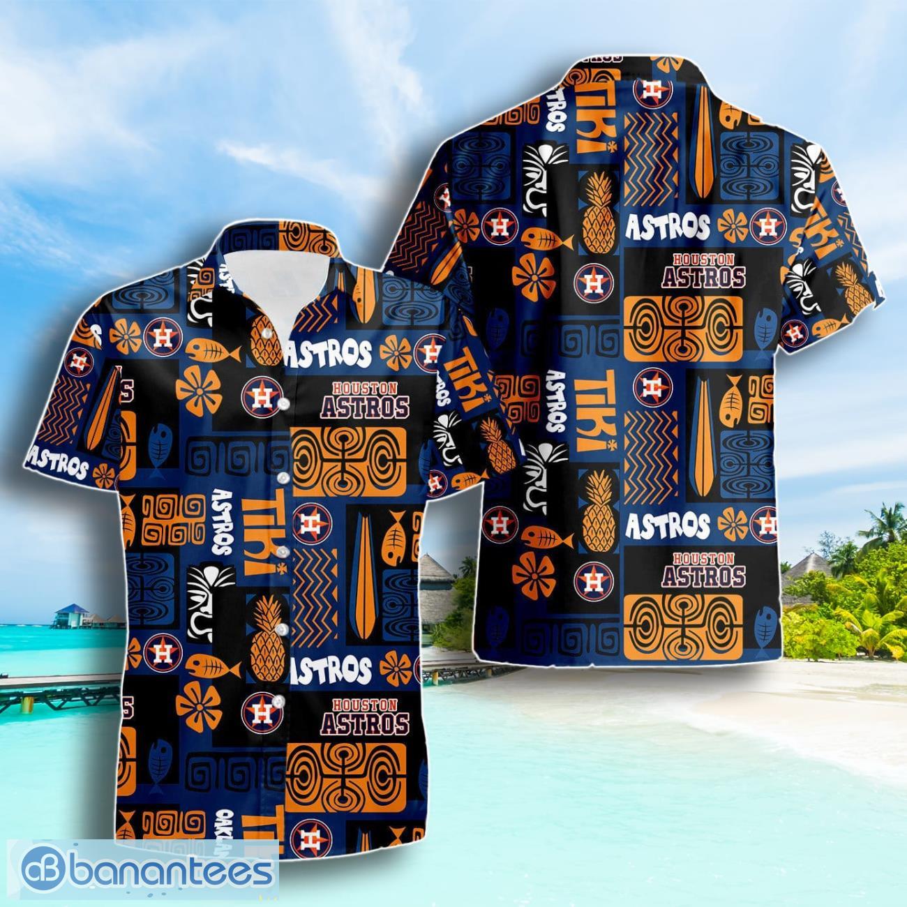 Houston Astros Fish Pineapple Pattern Hawaiian Shirt Summer Gift