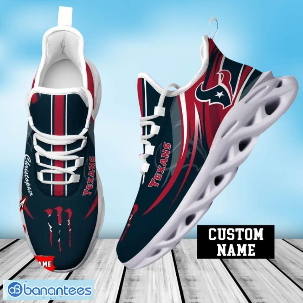 Houston Texans NFL Max Soul Shoes Sneaker Running Custom Name Gift For Men  And Women - Banantees