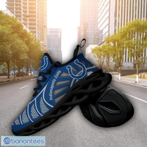 Indianapolis Colts NFLNew Designs Black And White Clunky Shoes Max Soul Shoes Sport Season Gift Product Photo 4