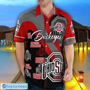 Ohio State Buckeyes Hawaii Shirt Big Logo 3D Printing Hawaiian Shirt For Men And Women Product Photo 4