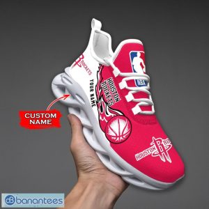 Personalized Name Houston Rockets Fireball Personalized Sneakers Max Soul Shoes Product Photo 1