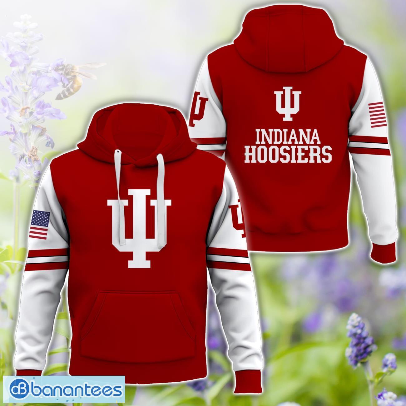 indiana hoosiers logo team 3d t shirt sweatshirt hoodie zip hoodie for men women image Indiana Hoosiers Logo Team 3D T-Shirt Sweatshirt Hoodie Zip Hoodie For Men Women Product Photo 1