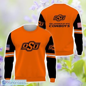 Oklahoma State Cowboys Logo Team 3D T-Shirt Sweatshirt Hoodie Zip Hoodie For Men Women Product Photo 2