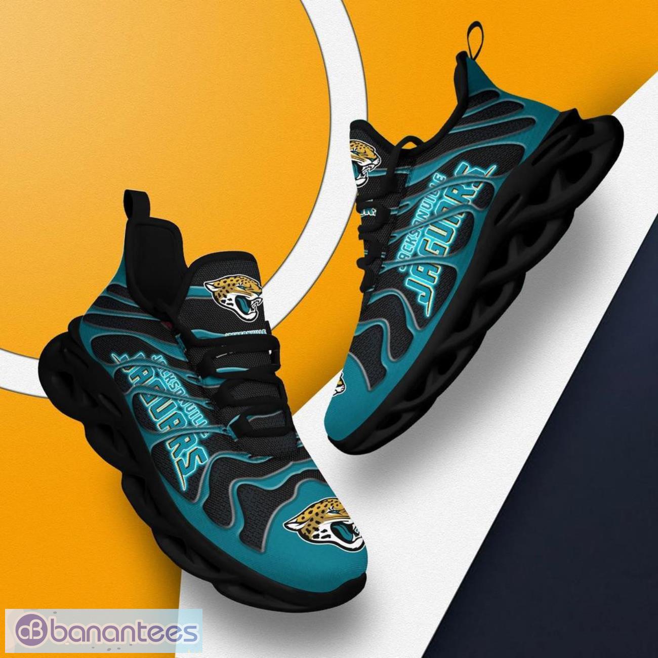 jacksonville jaguars nfl new clunky sneaker 2024 max soul shoes for men and women 1 image Jacksonville Jaguars NFL New Clunky Sneaker 2024 Max Soul Shoes For Men And Women Product Photo 2