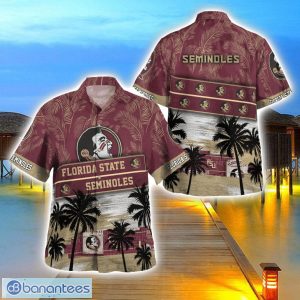 Florida State Seminoles Logo Team Tropical Coconut Hawaii Shirt For Men And Women Product Photo 1