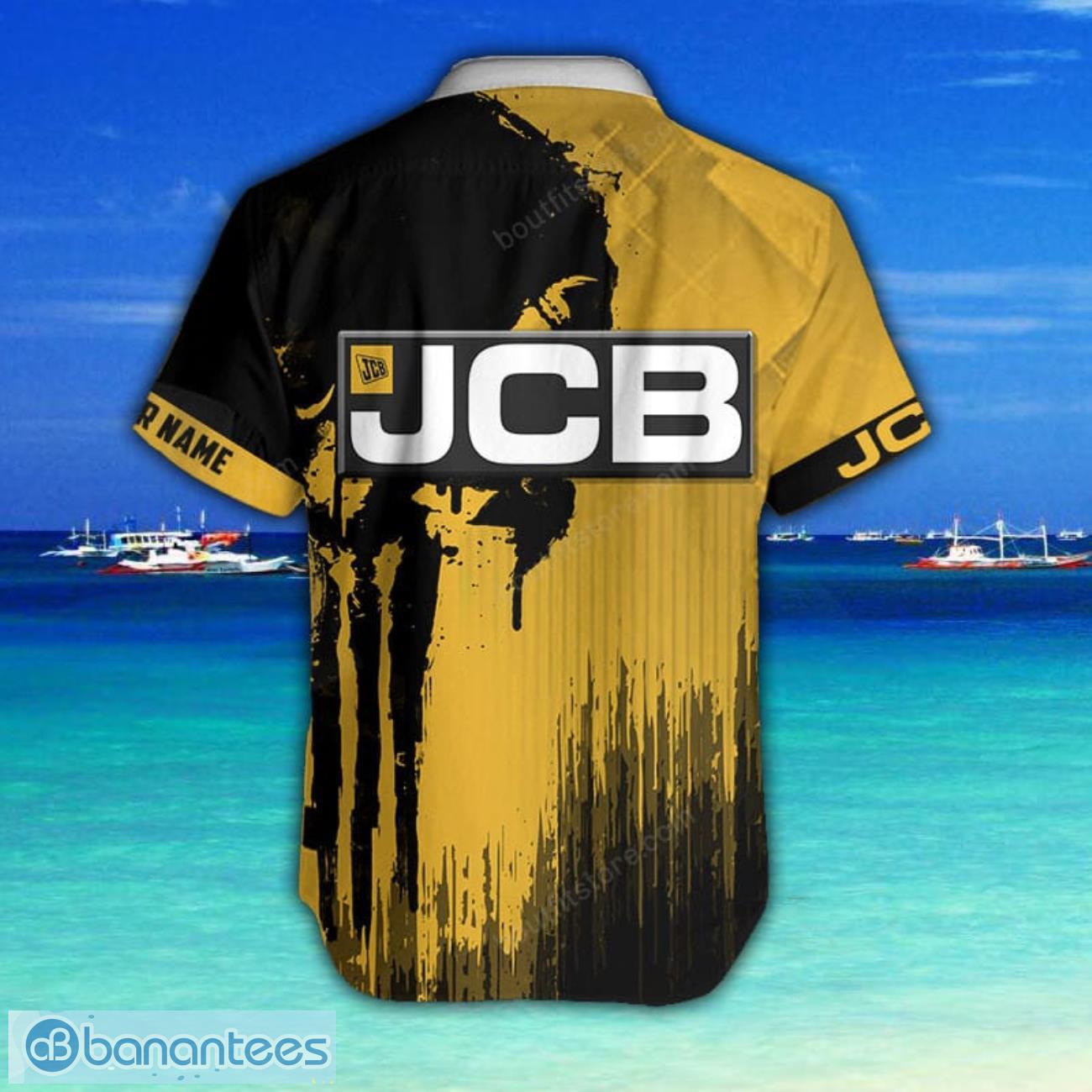 JCB 3D Printing Hawaiian Shirt Summer Beach Shirt For Fans Custom Name JCB 3D Printing Hawaiian Shirt Summer Beach Shirt For Fans Custom Name Product Photo 3