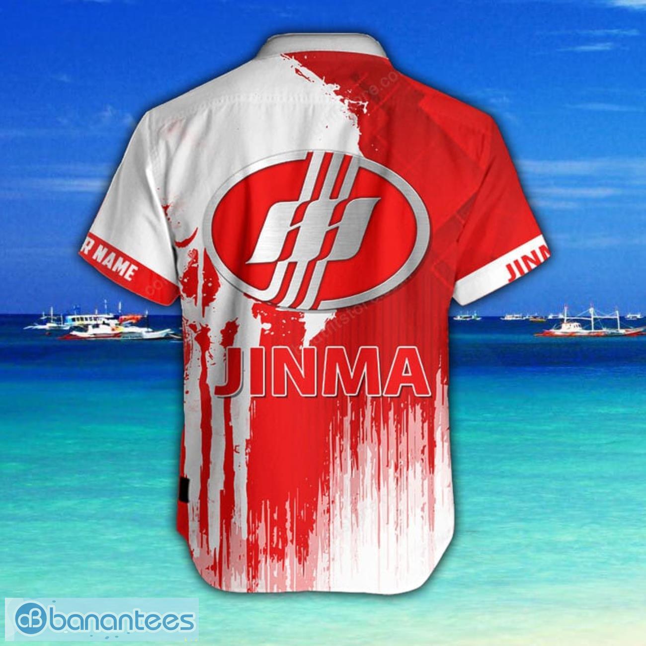 Jinma 3D Printing Hawaiian Shirt Summer Beach Shirt For Fans Custom Name Jinma 3D Printing Hawaiian Shirt Summer Beach Shirt For Fans Custom Name Product Photo 3