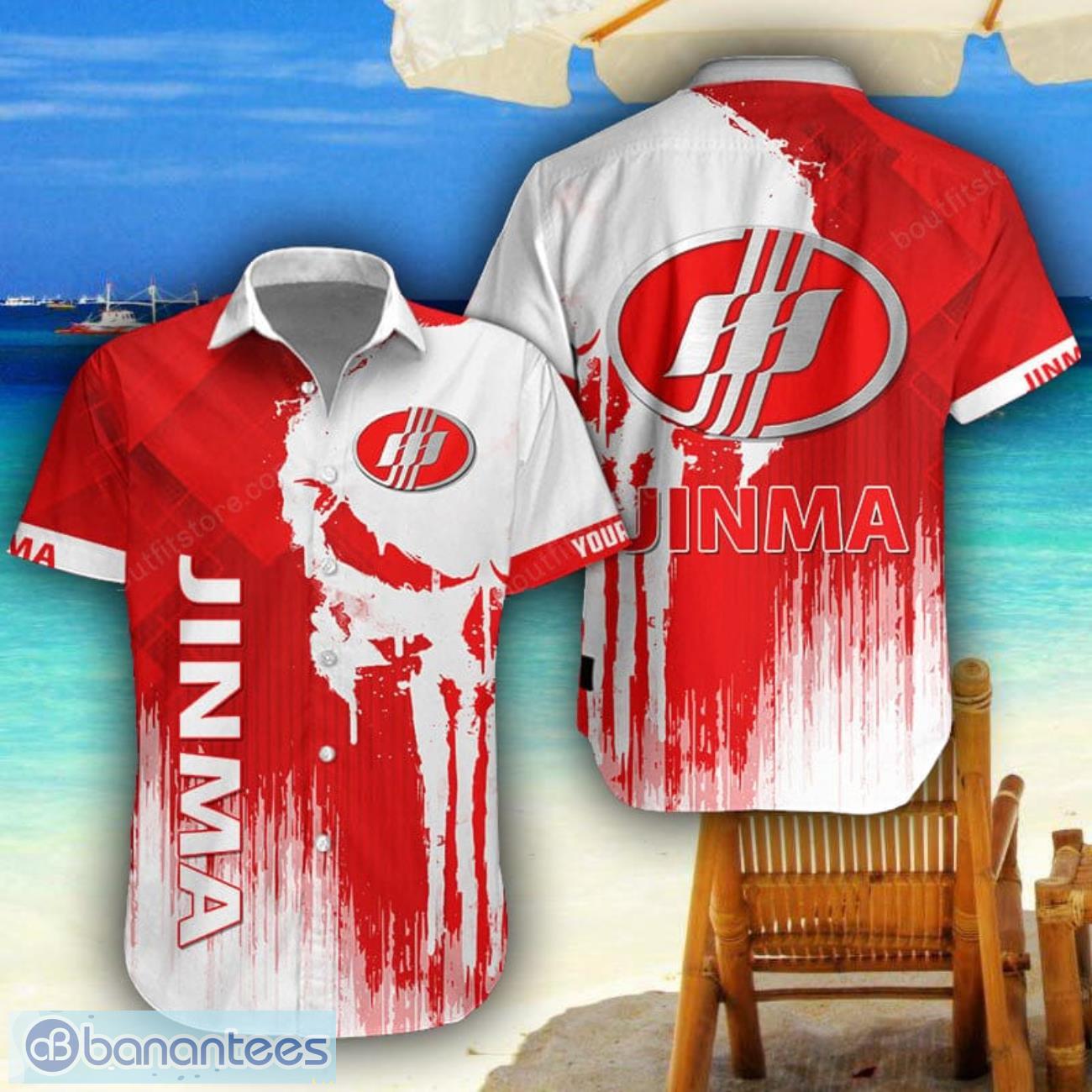 jinma 3d printing hawaiian shirt summer beach shirt for fans custom name image Jinma 3D Printing Hawaiian Shirt Summer Beach Shirt For Fans Custom Name Product Photo 1