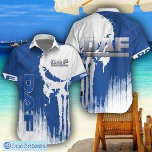 DAF 3D Printing Hawaiian Shirt Summer Beach Shirt For Fans Custom Name Product Photo 1
