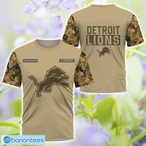 Detroit Lions Autumn season Hunting Gift 3D TShirt Sweatshirt Hoodie Zip Hoodie Custom Name For Fans Product Photo 3