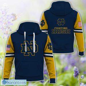 Notre Dame Fighting Irish Logo Team 3D T-Shirt Sweatshirt Hoodie Zip Hoodie For Men Women Product Photo 1