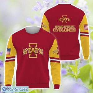 Iowa State Cyclones Logo Team 3D T-Shirt Sweatshirt Hoodie Zip Hoodie For Men Women Product Photo 2