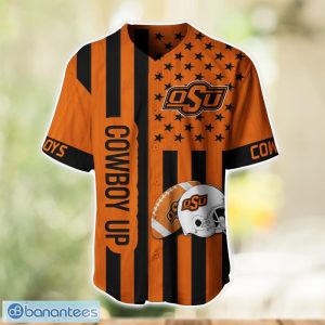 Oklahoma State Cowboys Custom Name and Number NCAA Baseball Jersey Shirt Product Photo 2