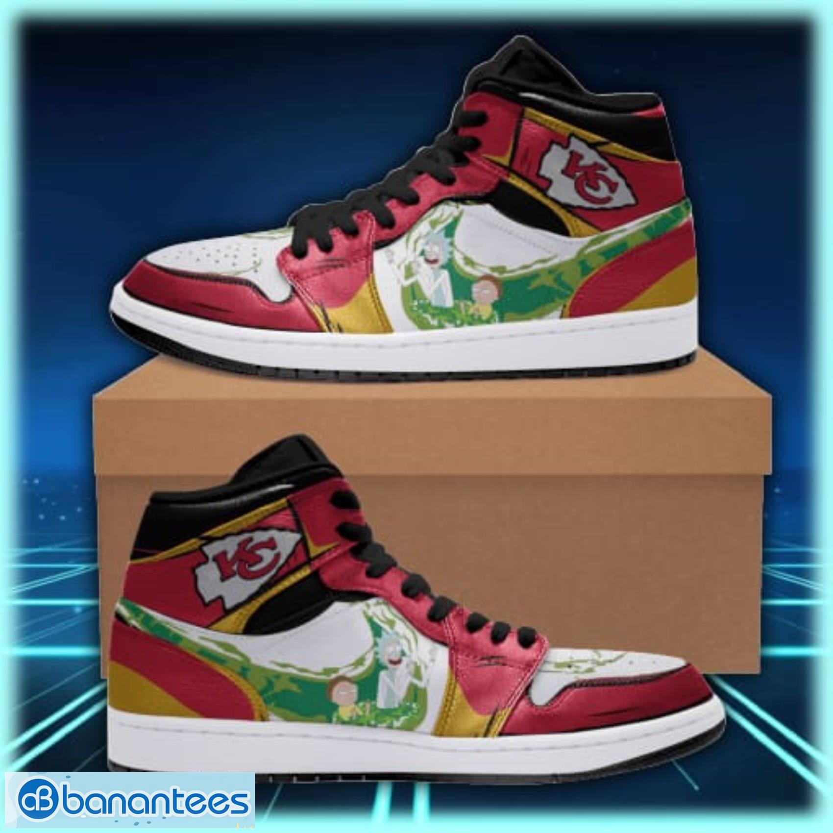 Kansas City Chiefs 3 Jordan High Top Shoes For Men And Women Product Photo 1