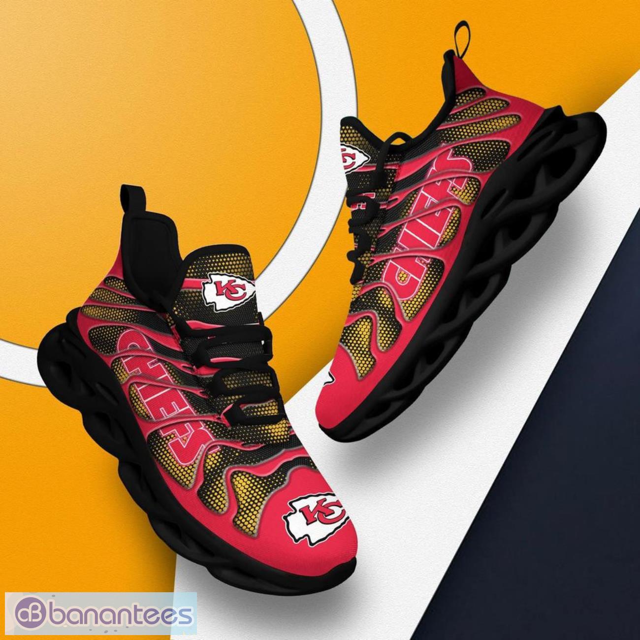 kansas city chiefs nfl new clunky sneaker 2024 max soul shoes for men and women 3 image Kansas City Chiefs NFL New Clunky Sneaker 2024 Max Soul Shoes For Men And Women Product Photo 4