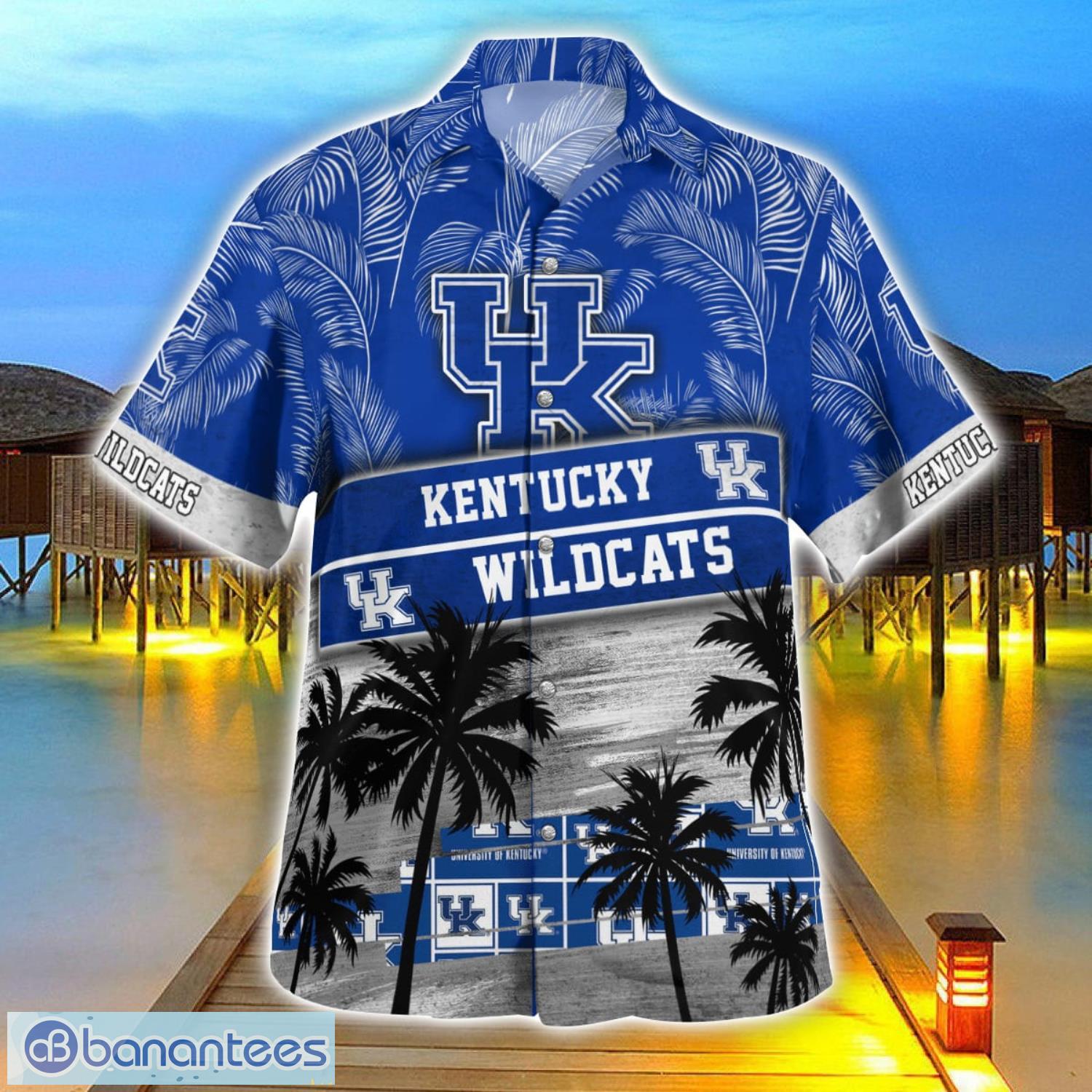 kentucky wildcats logo team tropical coconut hawaii shirt for men and women 2 image Kentucky Wildcats Logo Team Tropical Coconut Hawaii Shirt For Men And Women Product Photo 3