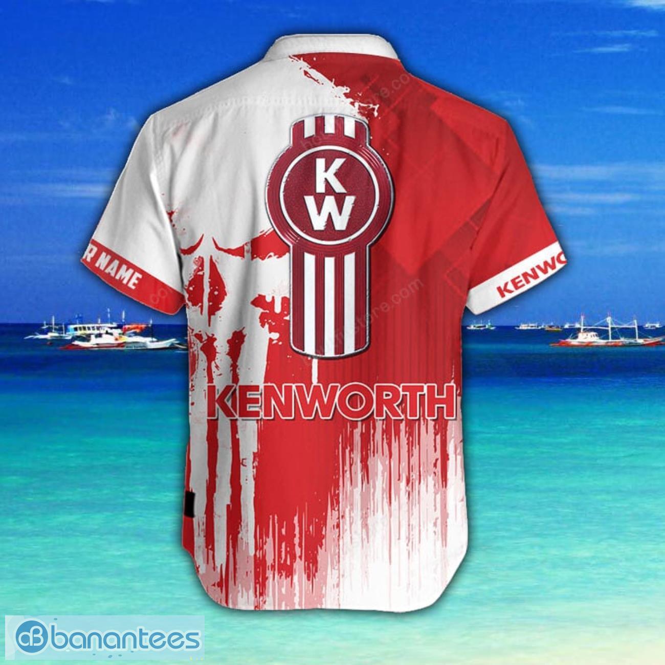 Kenworth 3D Printing Hawaiian Shirt Summer Beach Shirt For Fans Custom Name Kenworth 3D Printing Hawaiian Shirt Summer Beach Shirt For Fans Custom Name Product Photo 3
