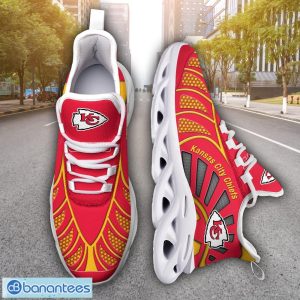 Kansas City Chiefs NFLNew Designs Black And White Clunky Shoes Max Soul Shoes Sport Season Gift Product Photo 6