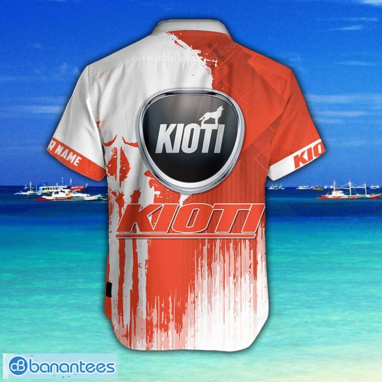 Kioti 3D Printing Hawaiian Shirt Summer Beach Shirt For Fans Custom Name Kioti 3D Printing Hawaiian Shirt Summer Beach Shirt For Fans Custom Name Product Photo 3