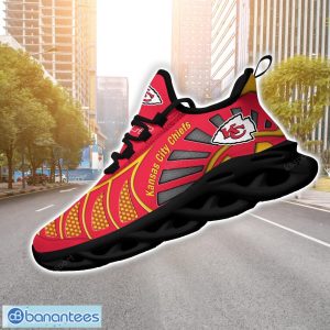 Kansas City Chiefs NFLNew Designs Black And White Clunky Shoes Max Soul Shoes Sport Season Gift Product Photo 3